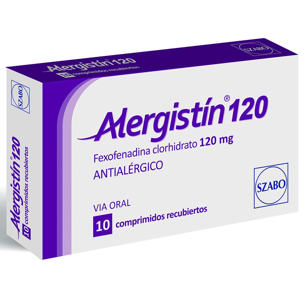 Alergisitín NF 120 mg 10 Comprimidos Recubiertos