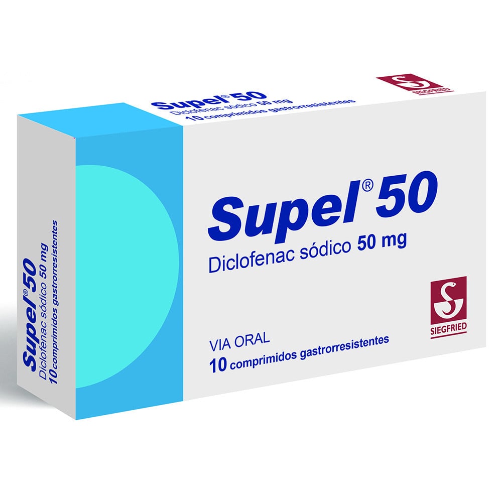 Supel 50 mg 10 Comprimidos Gastrorresistentes