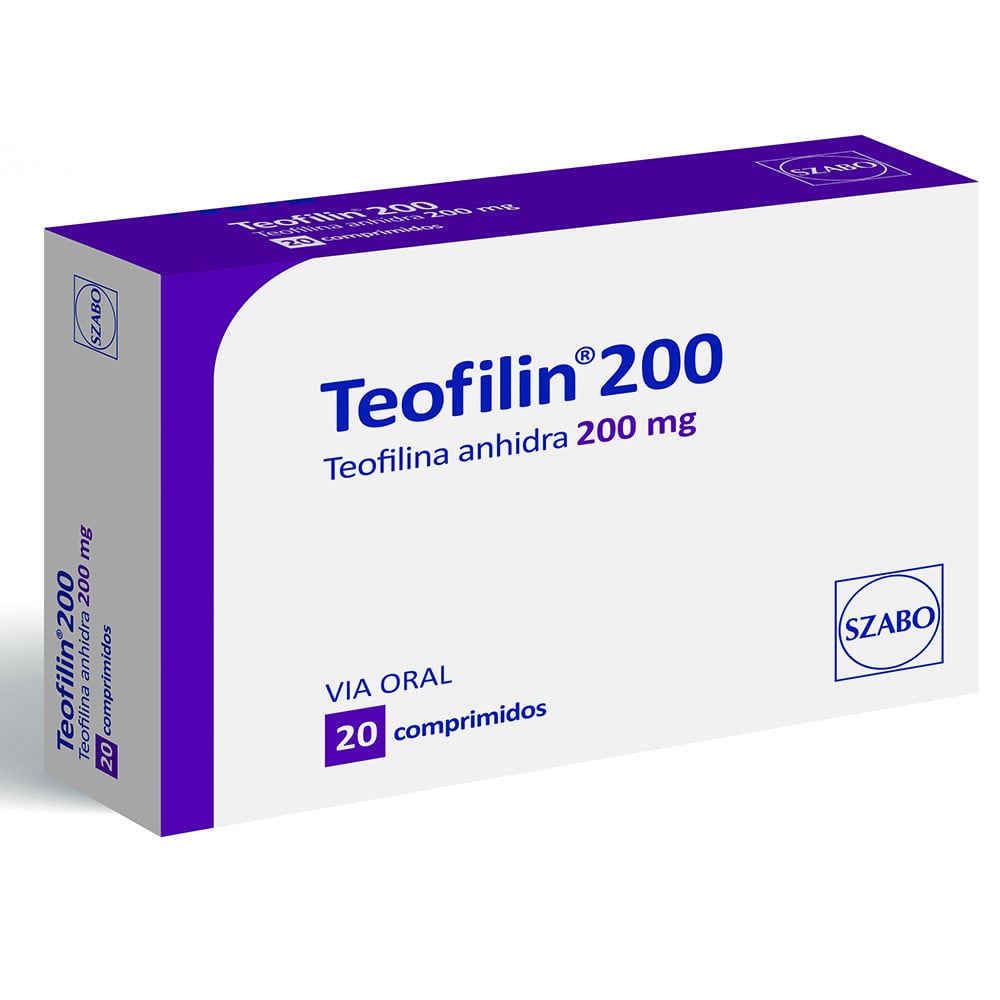 Teofilin 200 mg 20 Comprimidos