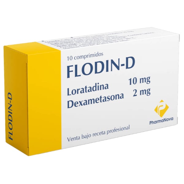 Flodin-D 10 mg/2 mg 10 Comprimidos