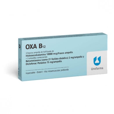 OXA B12 INYECTABLE 3 AMPOLLAS
