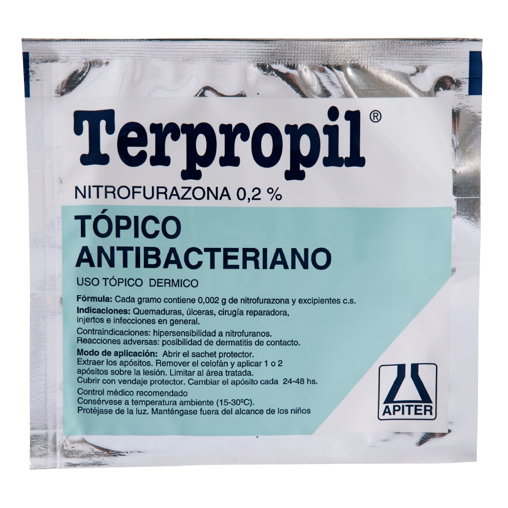 TERPROPIL APOSITO 10 CM X 10CM 2 UNIDADES