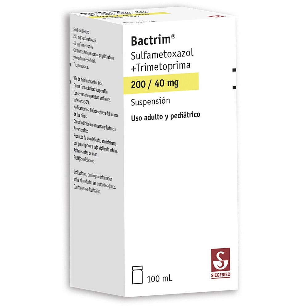 Bactrim 200 mg/40 mg Suspensión 100 ml