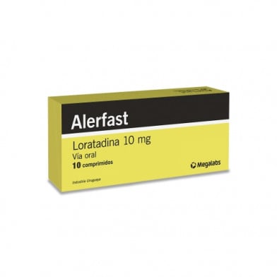 Alerfast 10 mg 10 Comprimidos