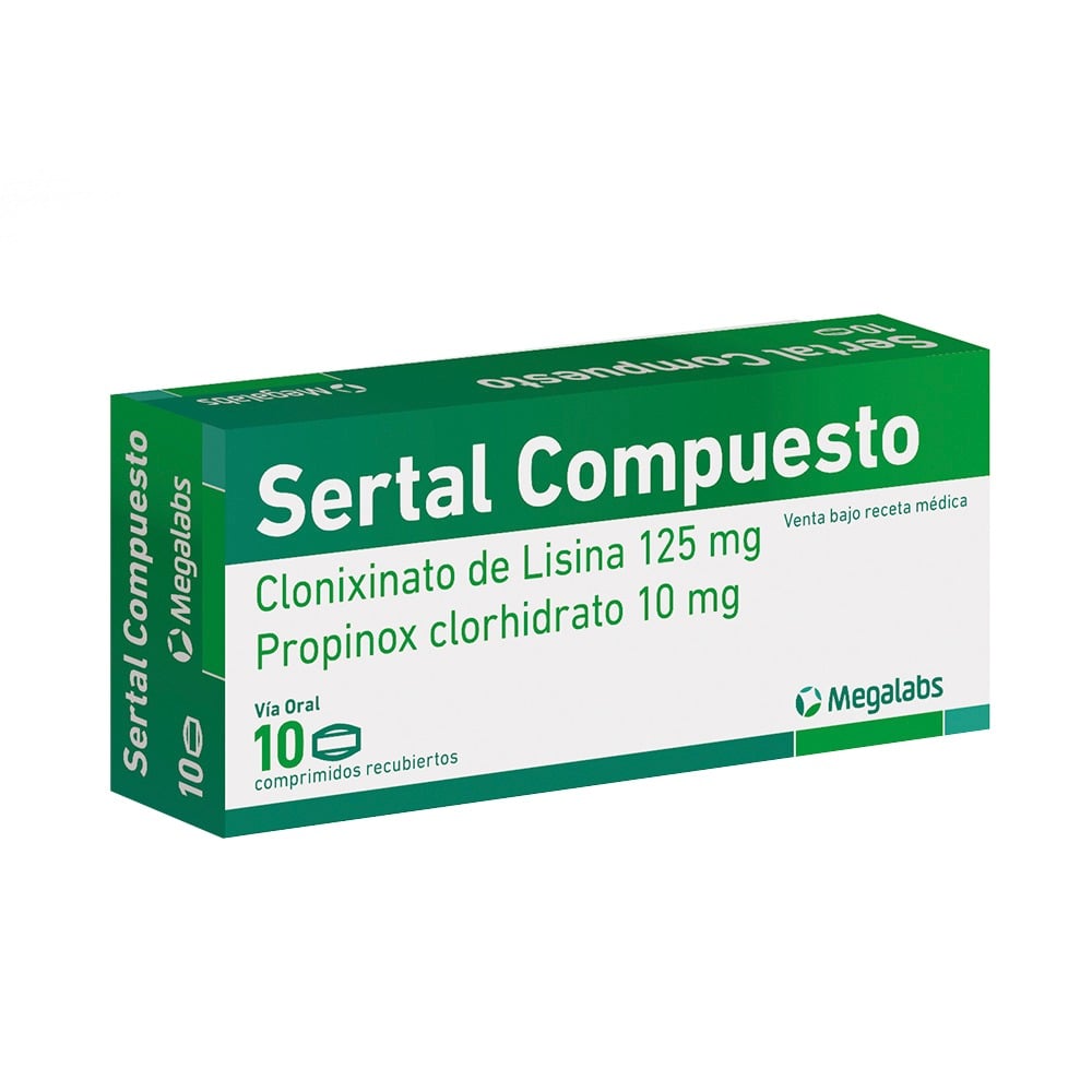 SERTAL COMPUESTO 10 COMPRIMIDOS