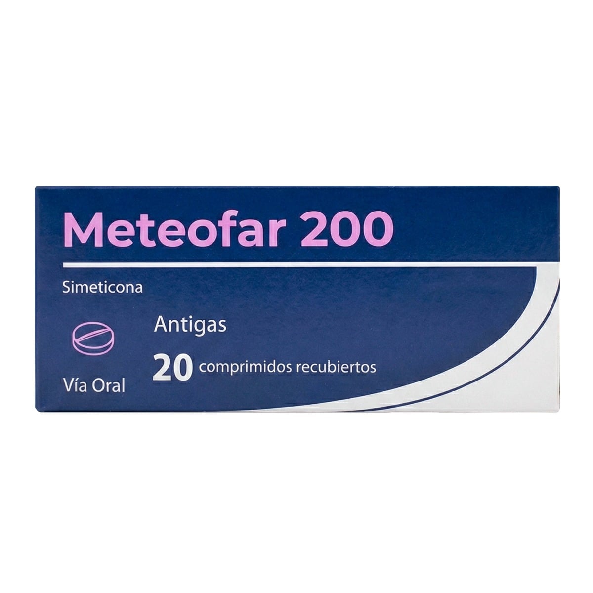 Meteofar 200 mg 20 Comprimidos Recubiertos