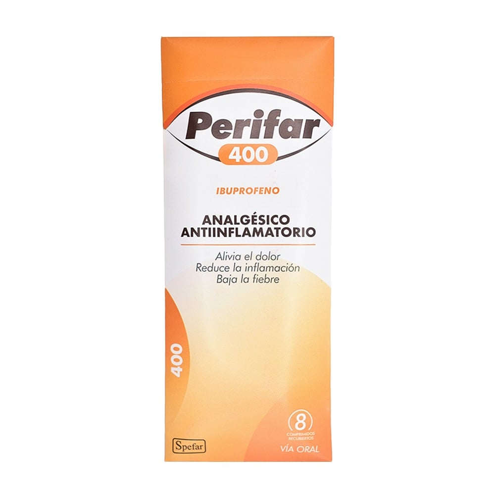 Perifar 400 mg 8 Comprimidos Recubiertos