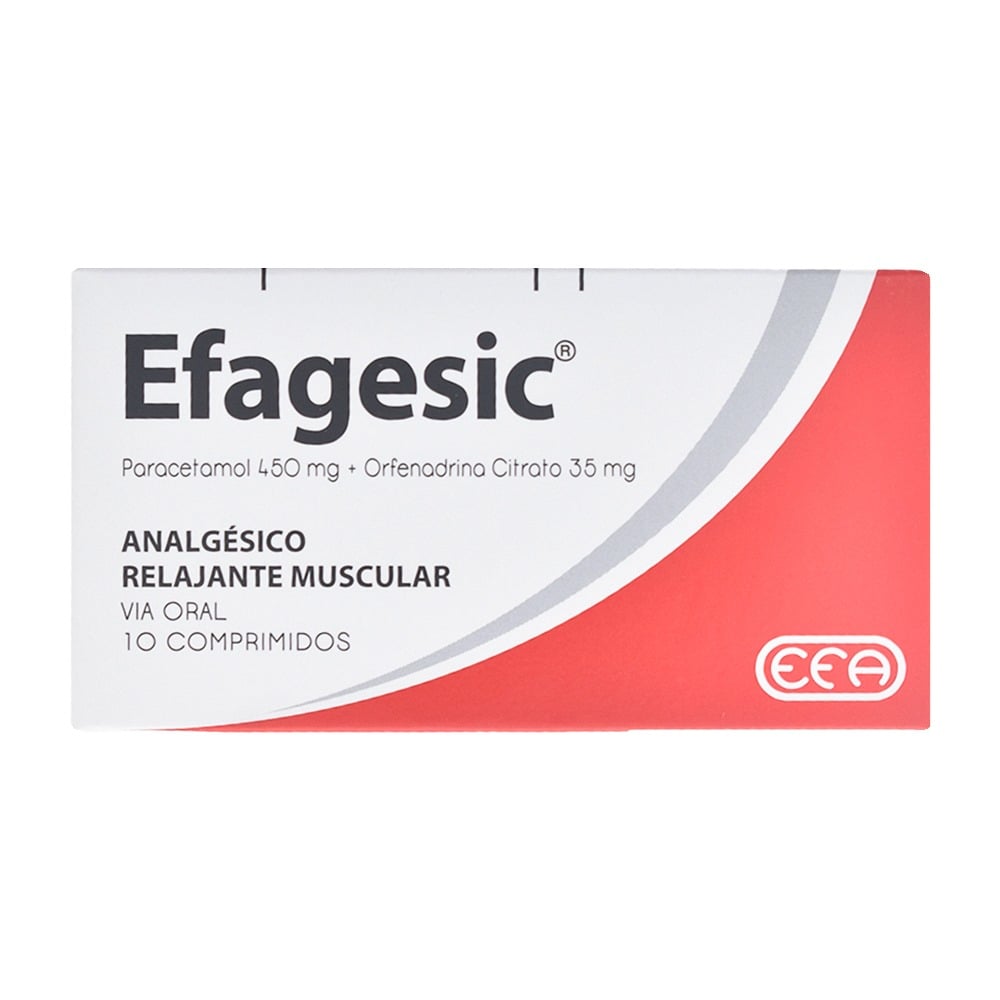 Efagesic 450 mg/35 mg 10 Comprimidos