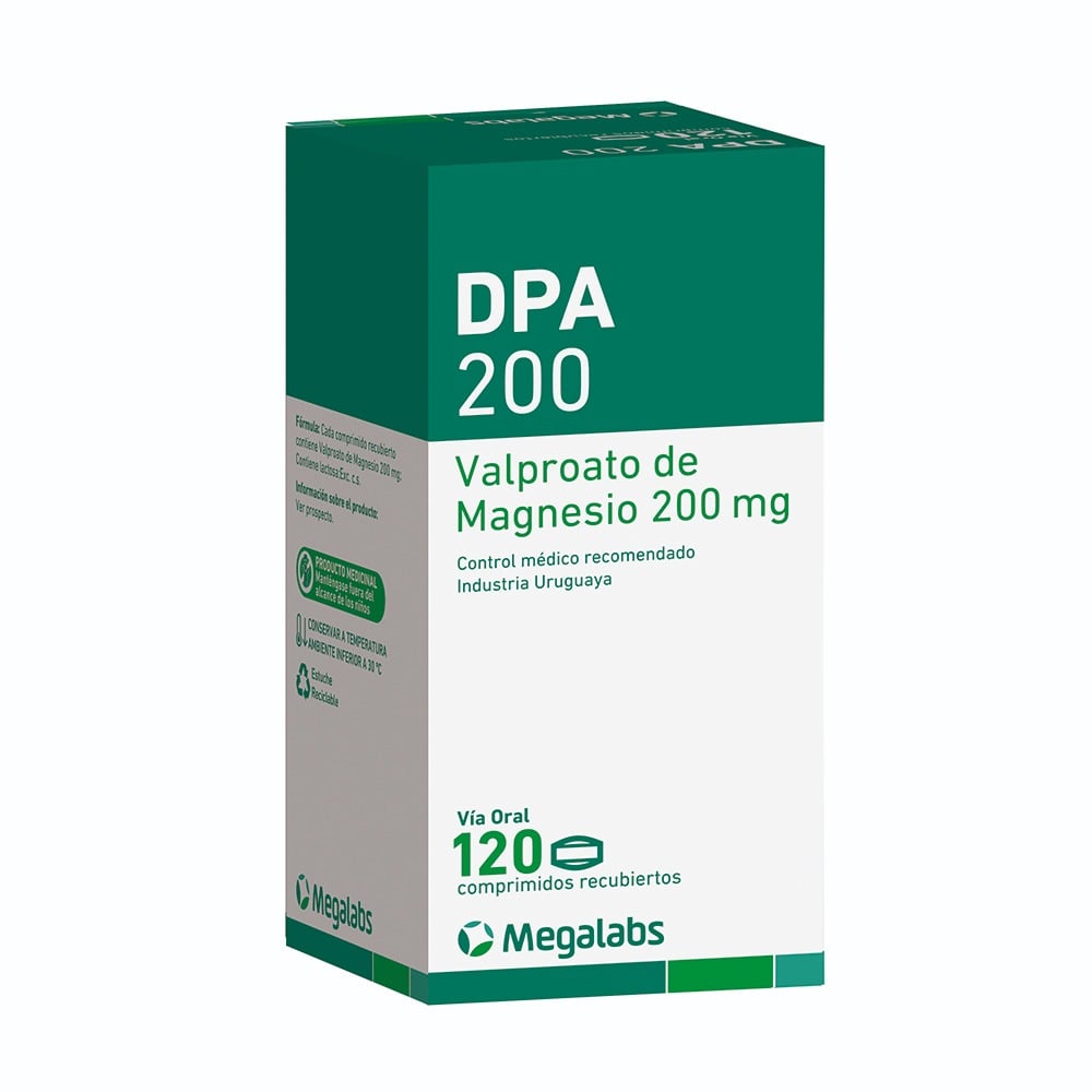 DPA 200 mg 120 Comprimidos Recubiertos