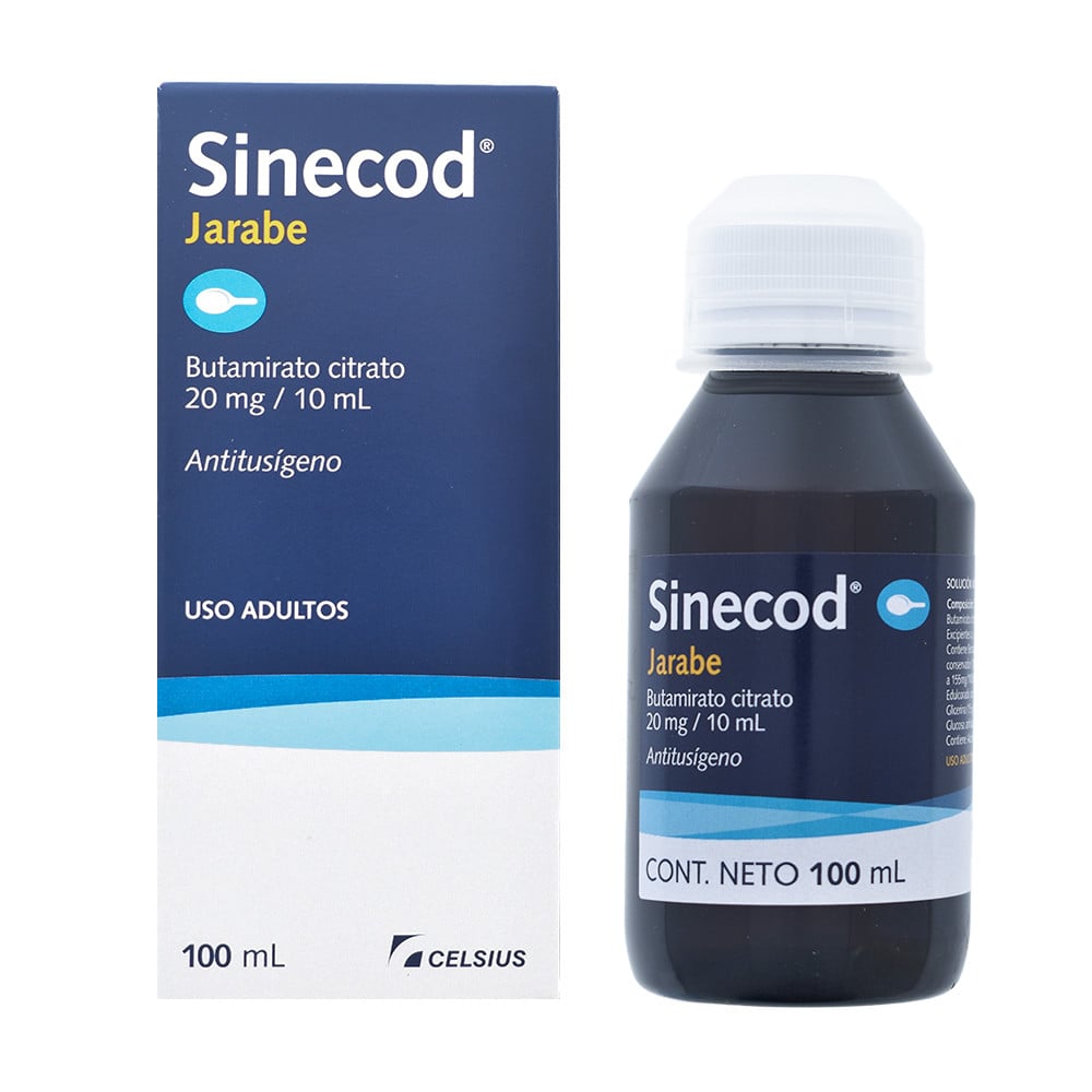 Sinecod 20 mg/10 mL Jarabe 100 ml