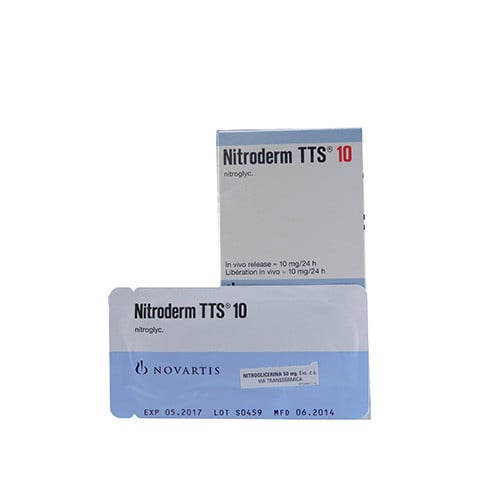 Nitroderm TTS 10 mg 10 Parches