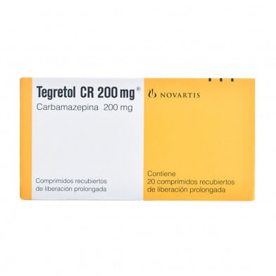 Tegretol CR 200 mg 20 Comprimidos Recubiertos LP