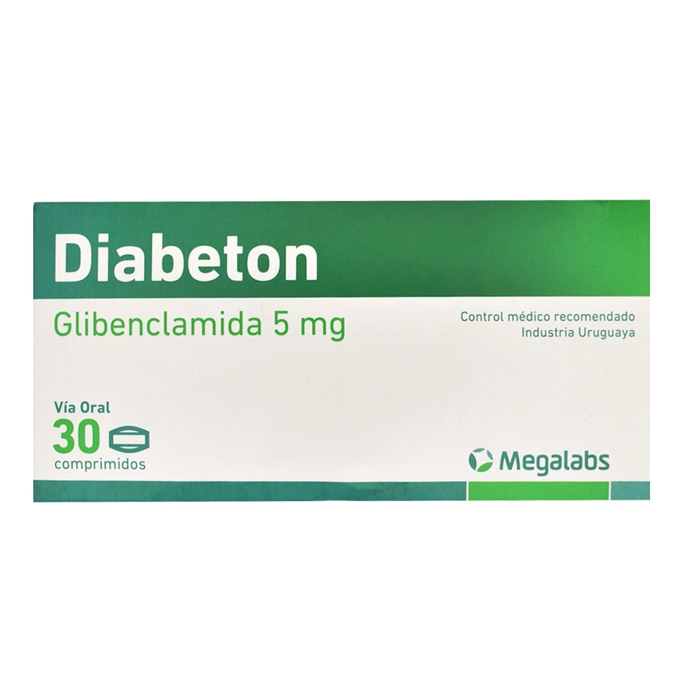 DIABETON 5 MG 30 COMPRIMIDOS