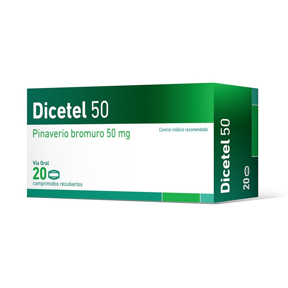 Dicetel 50 mg 20 Comprimidos Recubiertos