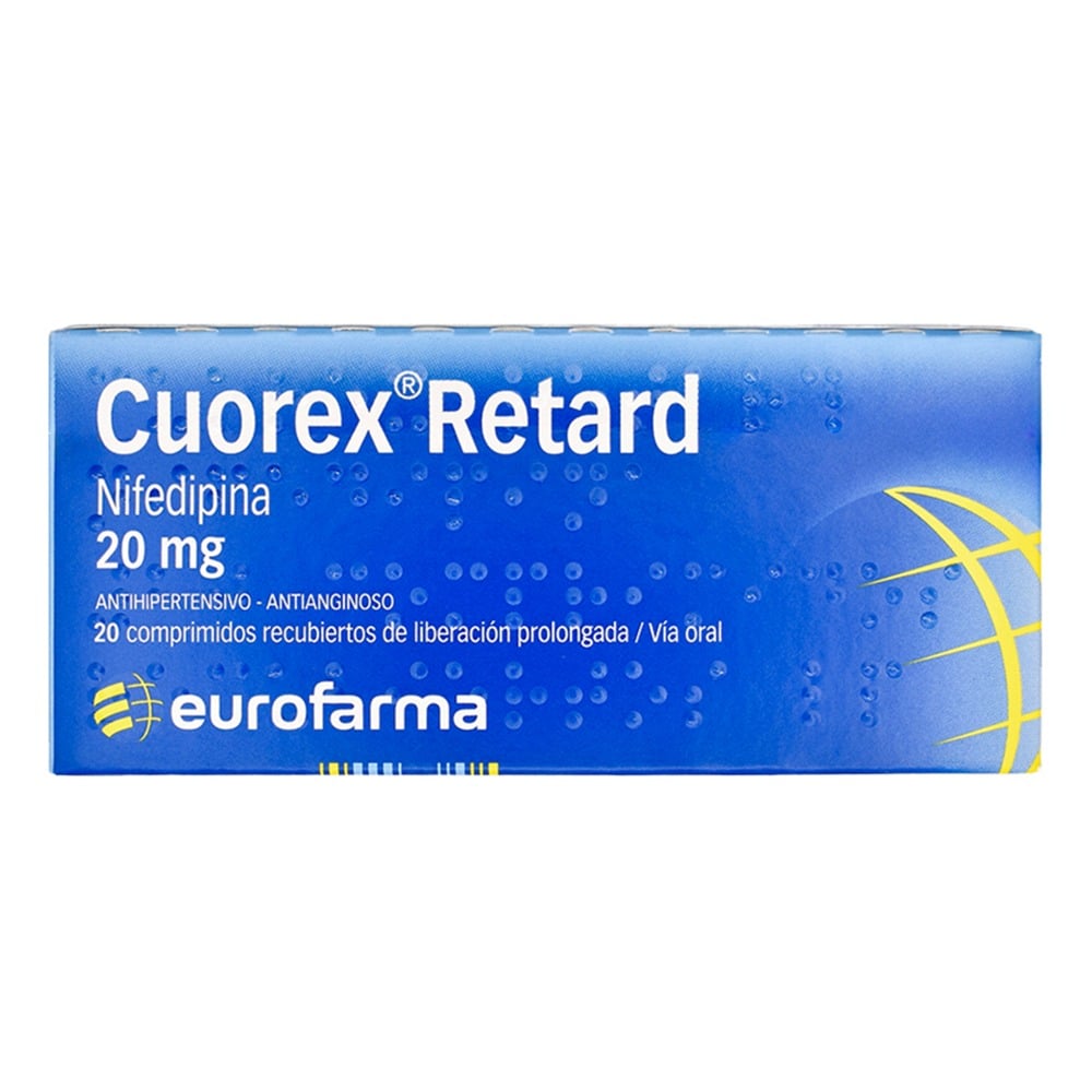 Cuorex Retard 20 mg 20 Comprimidos Recubiertos LP