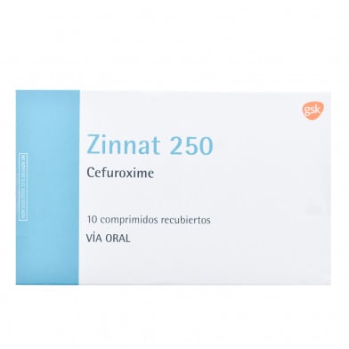 Zinnat 250 mg 10 Comprimidos Recubiertos