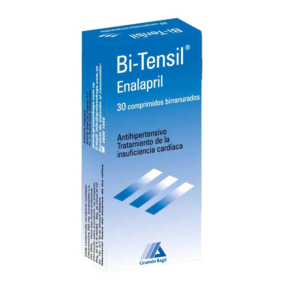 Bi-Tensil 20 mg 30 Comprimidos Birranurados