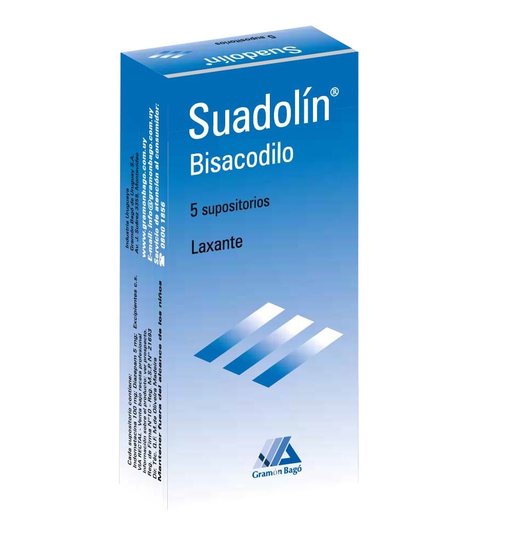 SUADOLIN 5 SUPOSITORIOS
