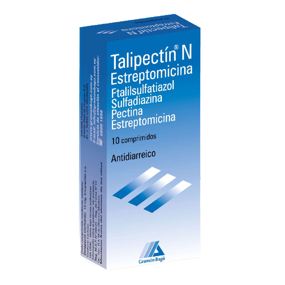 TALIPECTIN N ESTREPTOMICINA 10 COMPRIMID