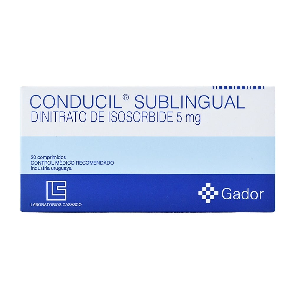 Conducil Sublingual 5 mg 20 Comprimidos