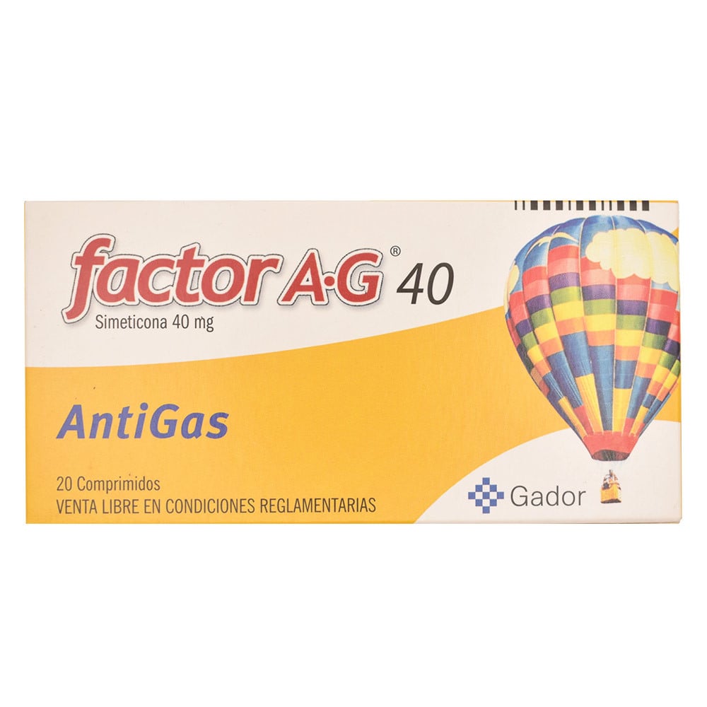 Factor AG 40 mg 20 Comprimidos