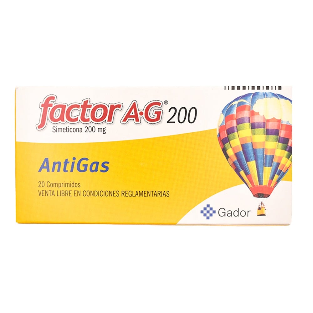 Factor AG 200 mg 20 Comprimidos