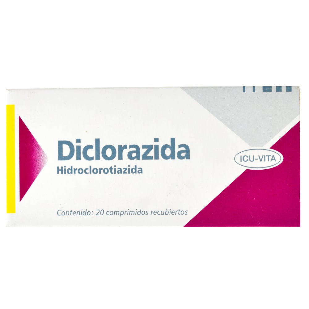 Diclorazida 50 mg 20 Comprimidos Recubiertos