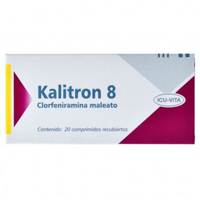 Kalitron 8 mg 20 Comprimidos Recubiertos