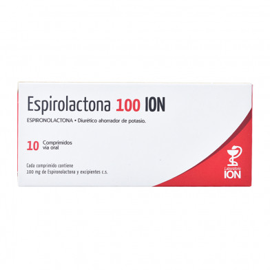 Espironolactona ION 100 mg 10 Comprimidos