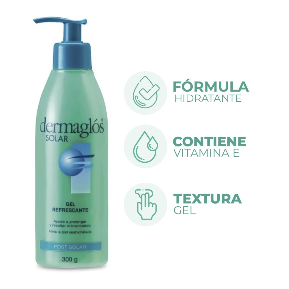 Gel Postsolar Dermaglós Refrescante 300 g