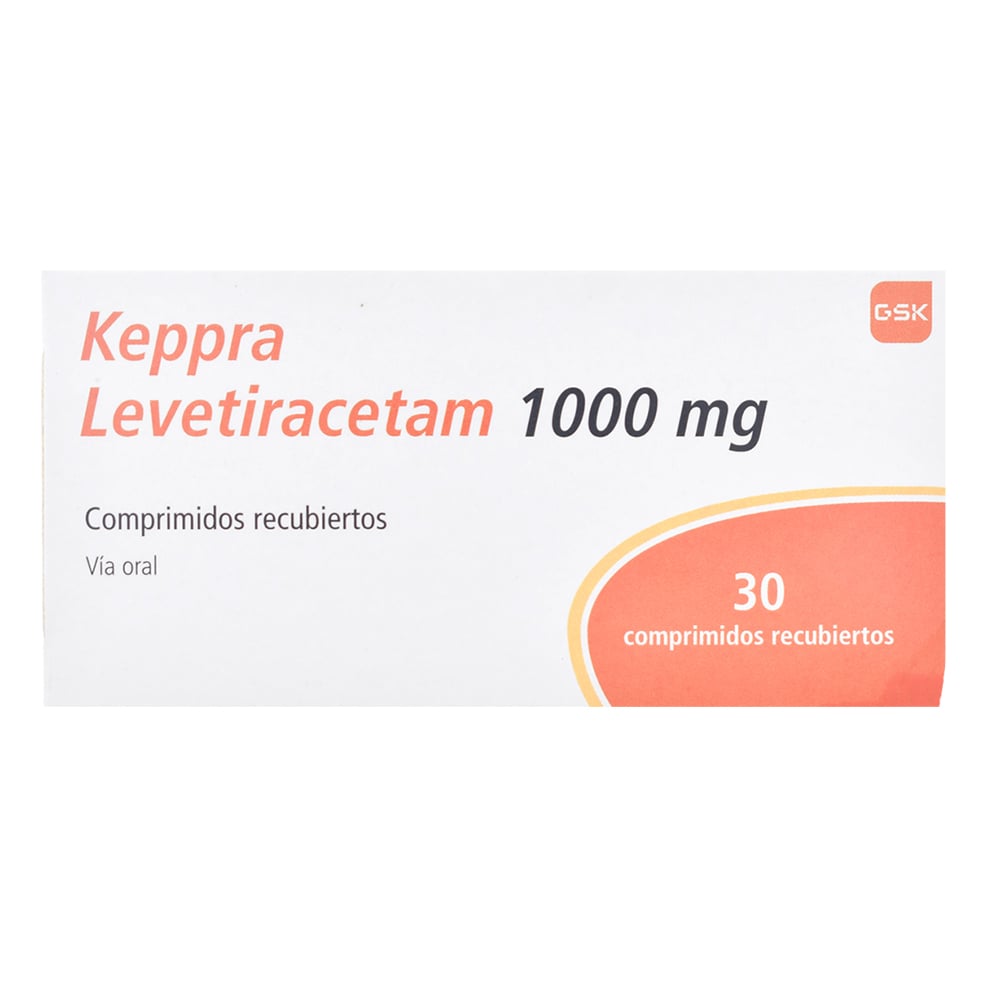 Keppra 1000 mg 30 Comprimidos Recubiertos