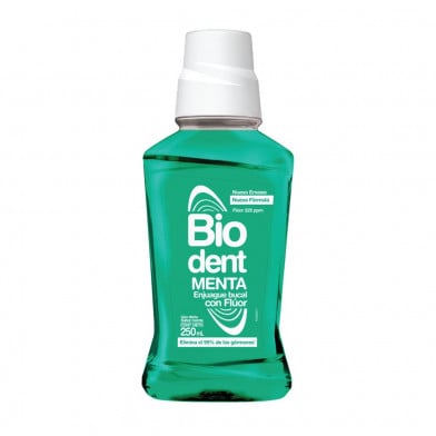 Enjuague Bucal Biodent Diario Menta 250 ml