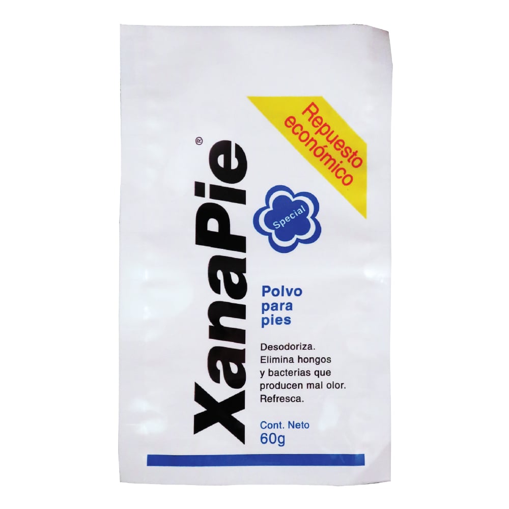Bolsa de Repuesto Talco Pédico Xanapie Special 60 g