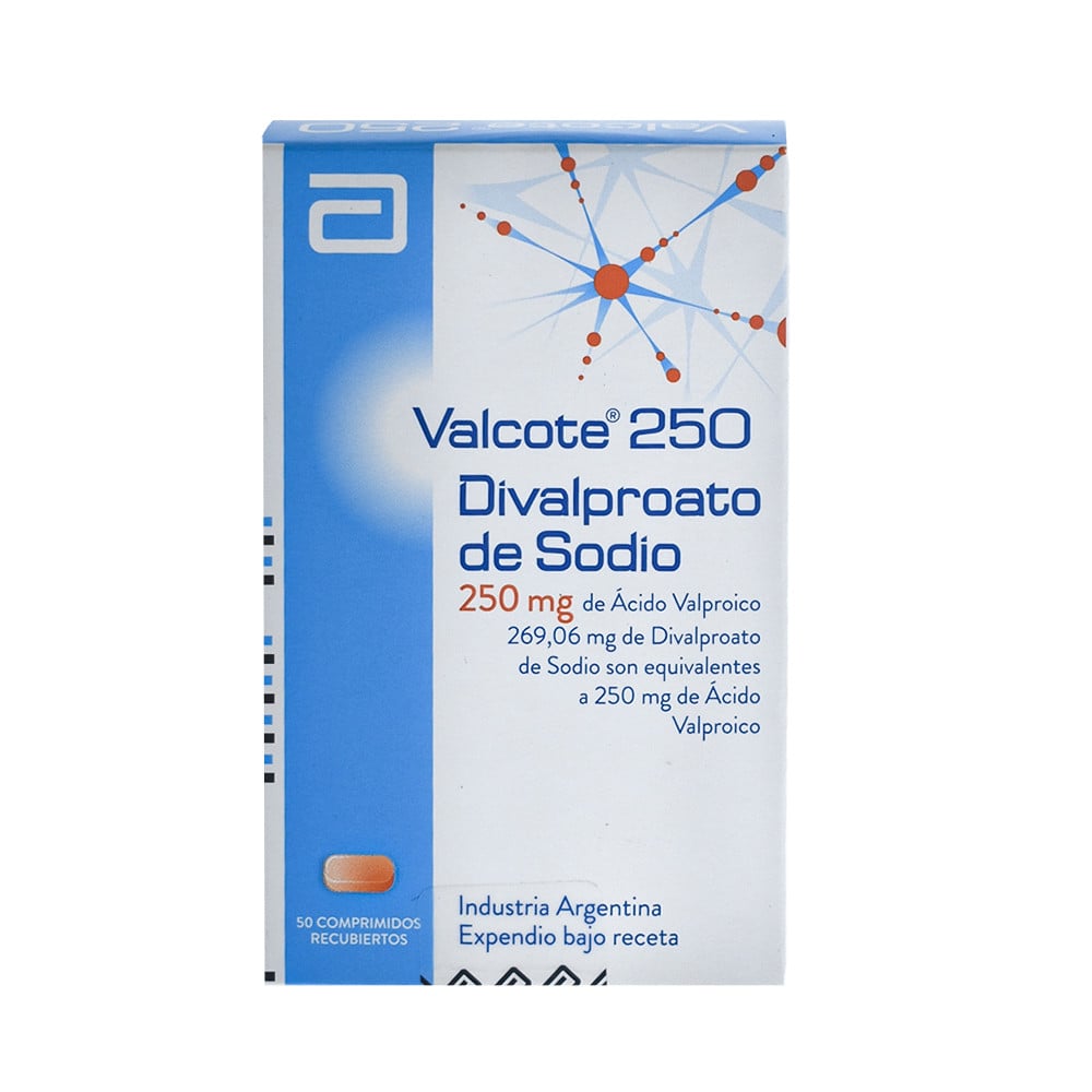 Valcote 250 mg 50 Comprimidos Recubiertos