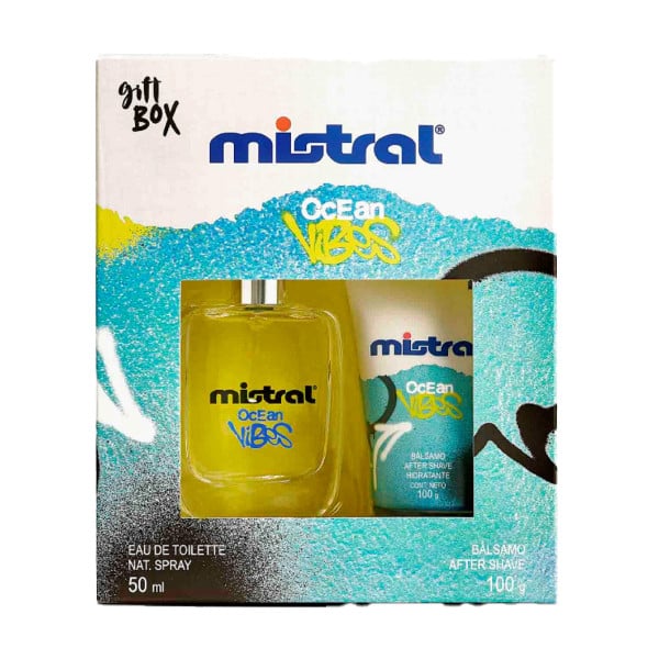 Perfume Mistral Ocean Vibes Men EDT 50 ml + Bálsamo 100 g