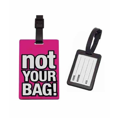 Tag Identificador de Valija Travel Not Your Bag Colores Surtidos