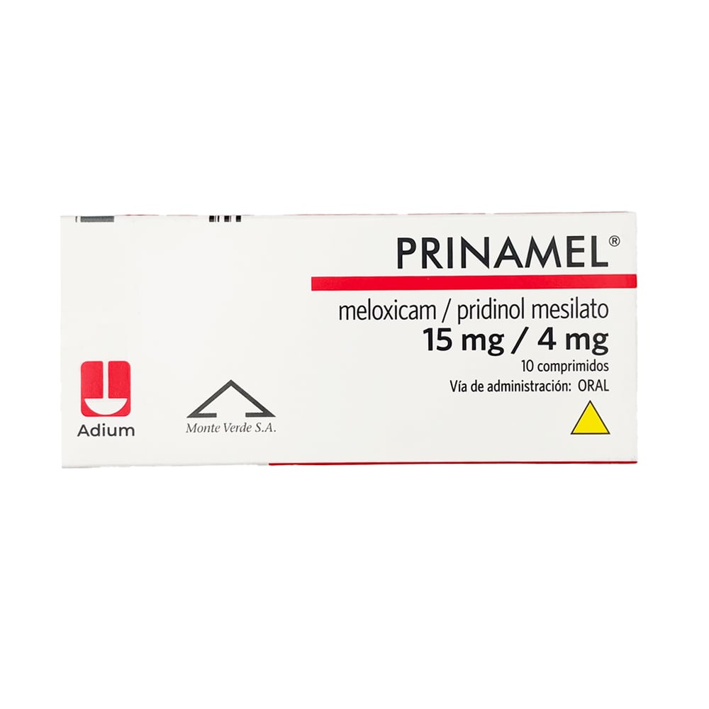 Prinamel 15 mg/4 mg 10 Comprimidos
