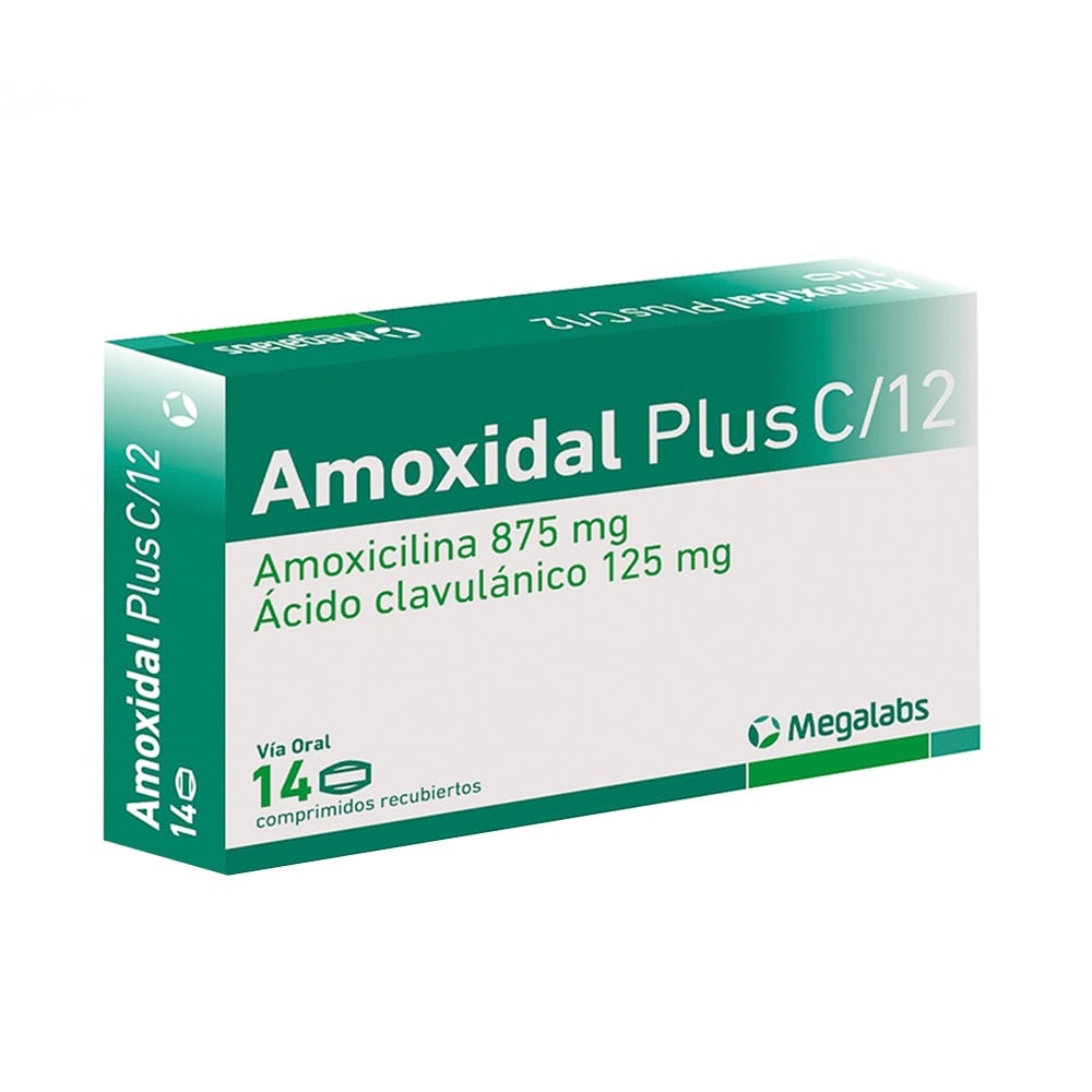 Amoxidal Plus C/12 875 mg/125 mg 14 Comprimidos Recubiertos