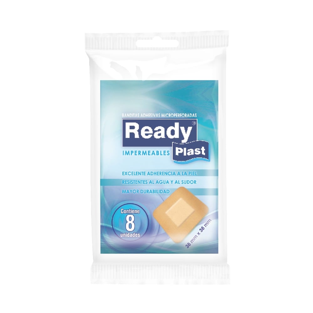 BANDITAS READYPLAST CUADRADAS X8 UNIDADES