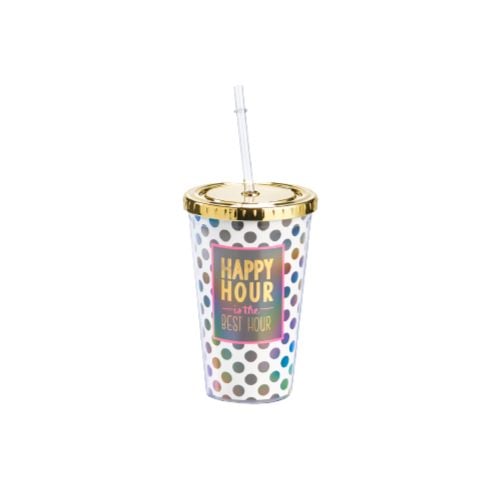 Vaso de Plástico Farma Hogar con Sorbito
