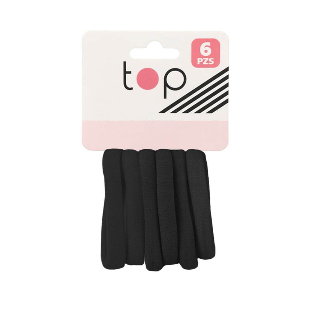 Gomitas para el Pelo Top Finas 6 Unidades