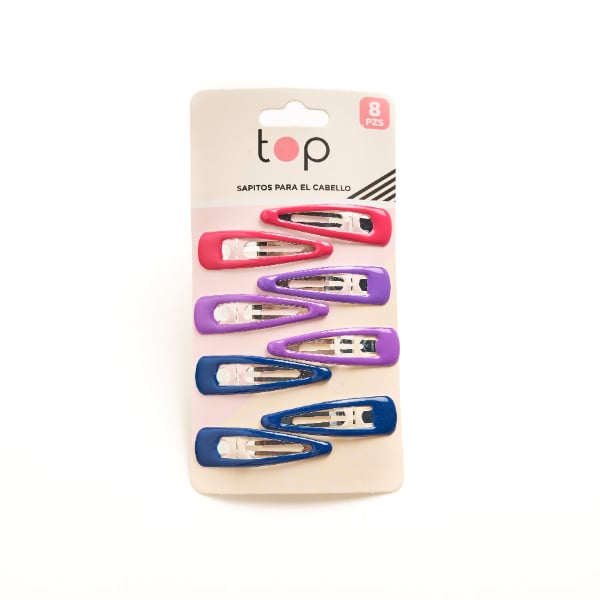 Broches para el Pelo Top Varios Colores 8 Unidades