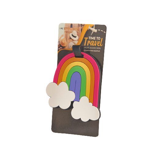 Tag Identificador de Valija Travel Arcoíris