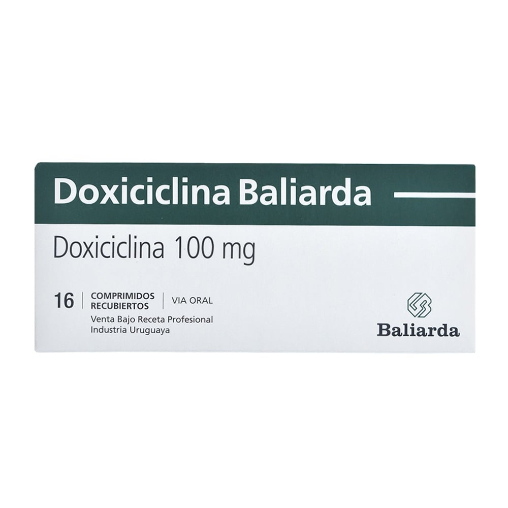 Doxiciclina Baliarda 100 mg 16 Comprimidos Recubiertos