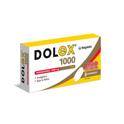 Dolex 1000 mg 8 Comprimidos
