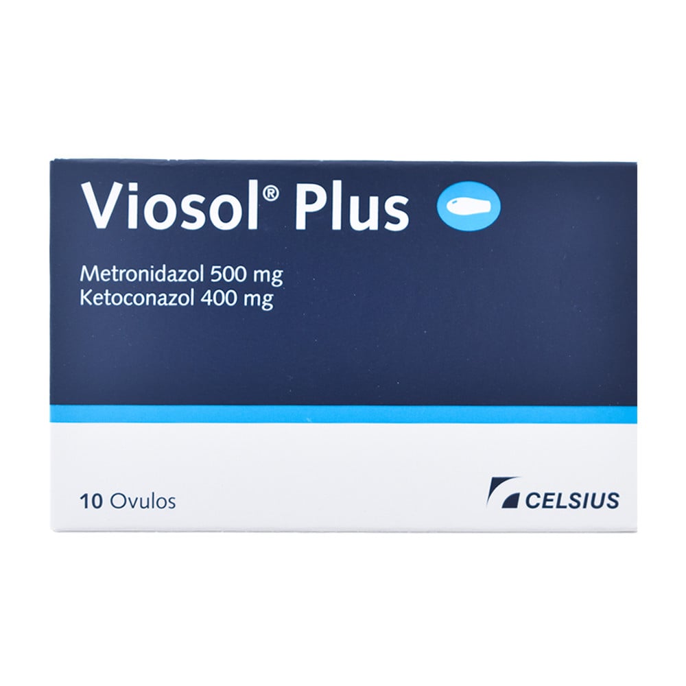 Viosol Plus 500 mg/400 mg 10 Óvulos