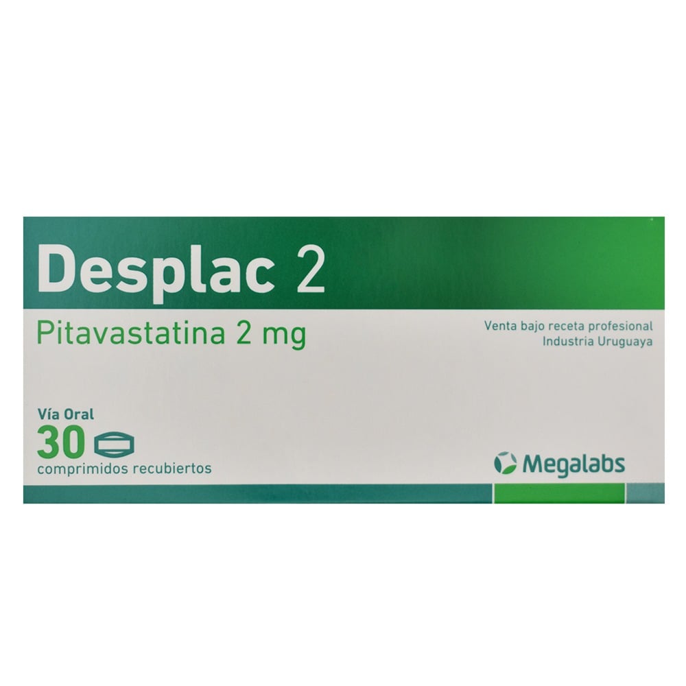 Desplac 2 mg 30 Comprimidos Recubiertos