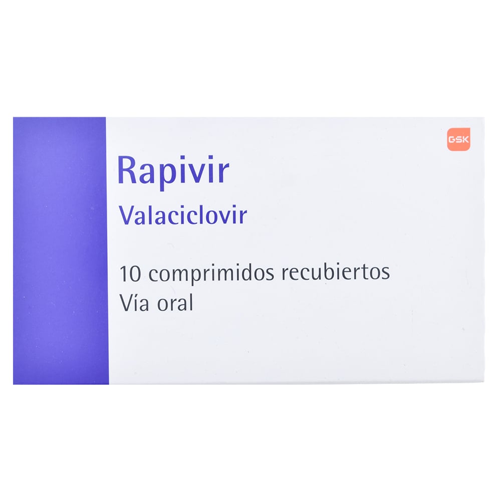 Rapivir 500 mg 10 Comprimidos Recubiertos