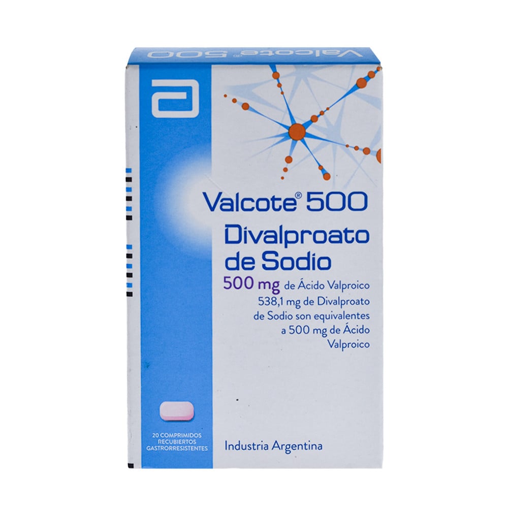 Valcote 500 mg 20 Comprimidos Recubiertos Gastrorresistentes