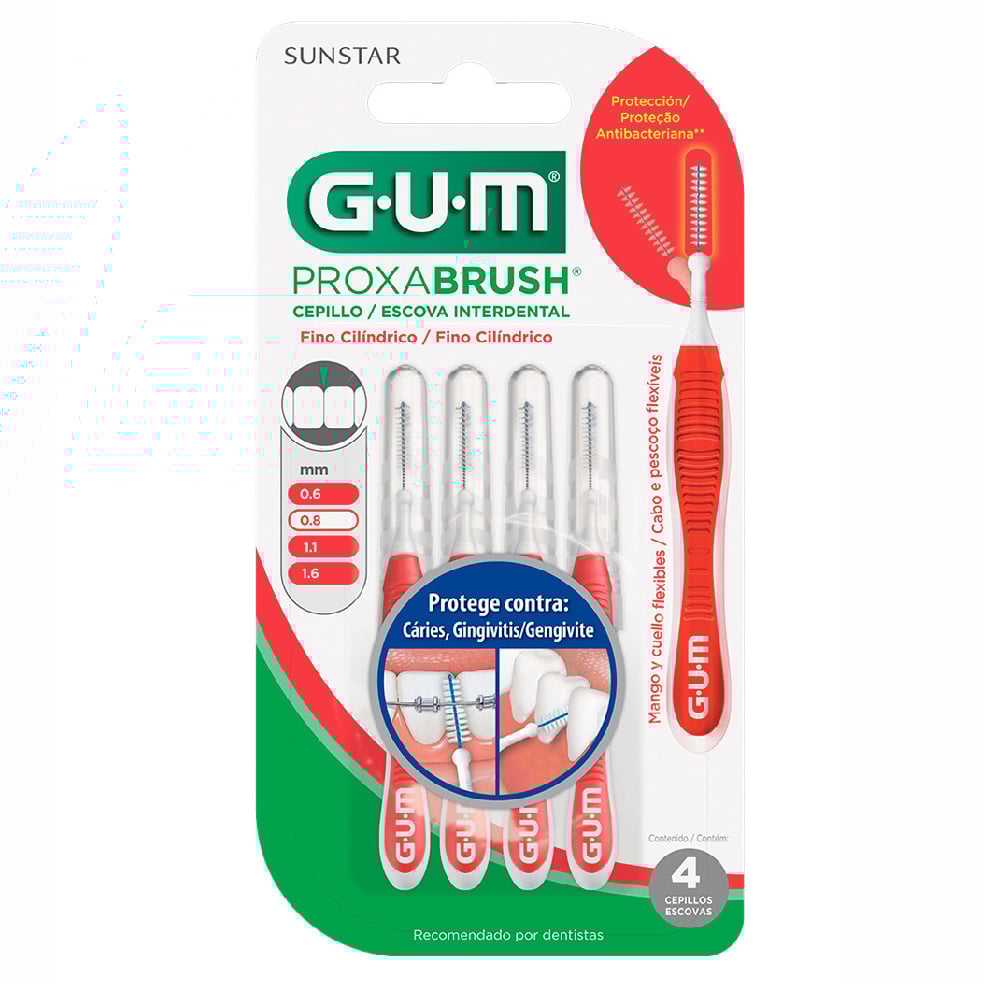 Cepillo de Dientes Interdental Butler 1314 de Viaje 0.8 4 Unidades